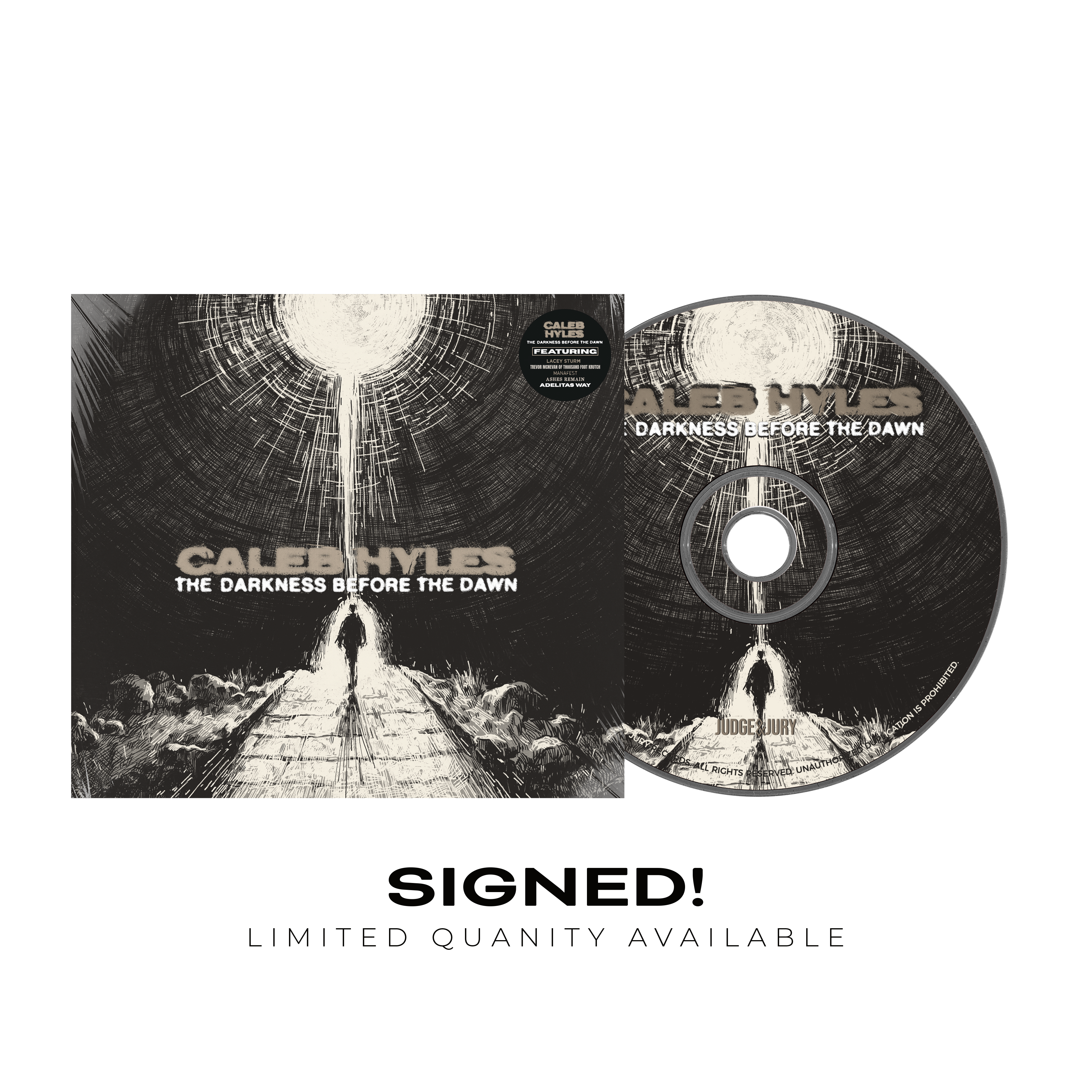 The Darkness Before The Dawn - Signed Album Digipak - Caleb Hyles
