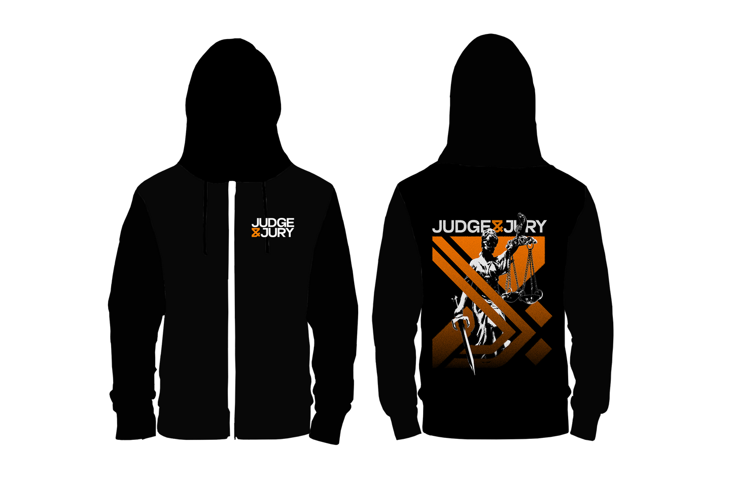 Judge & Jury - Justice - Premium Zip Hoodie