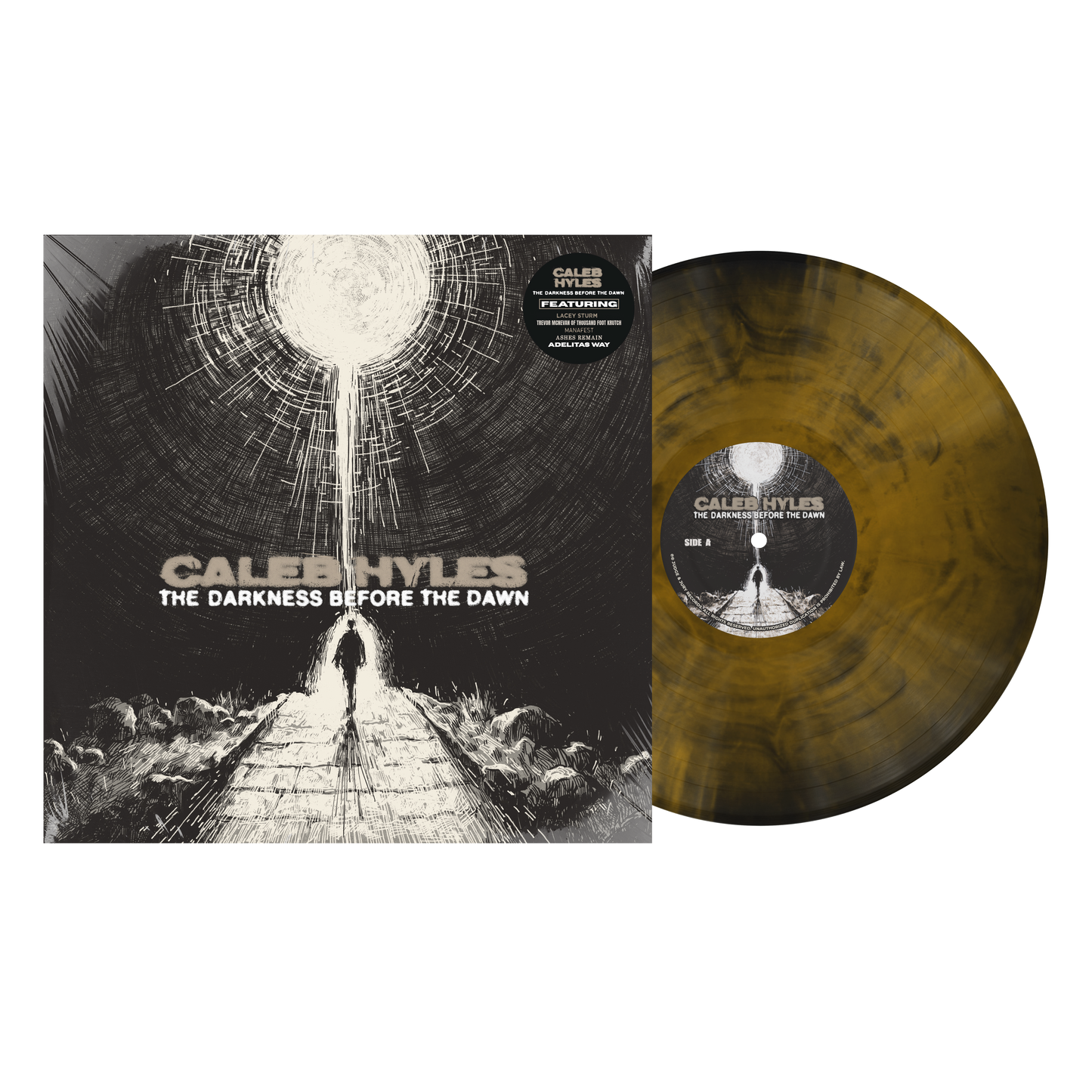 CALEB HYLES - The Darkness Before The Dawn - Signed Vinyl