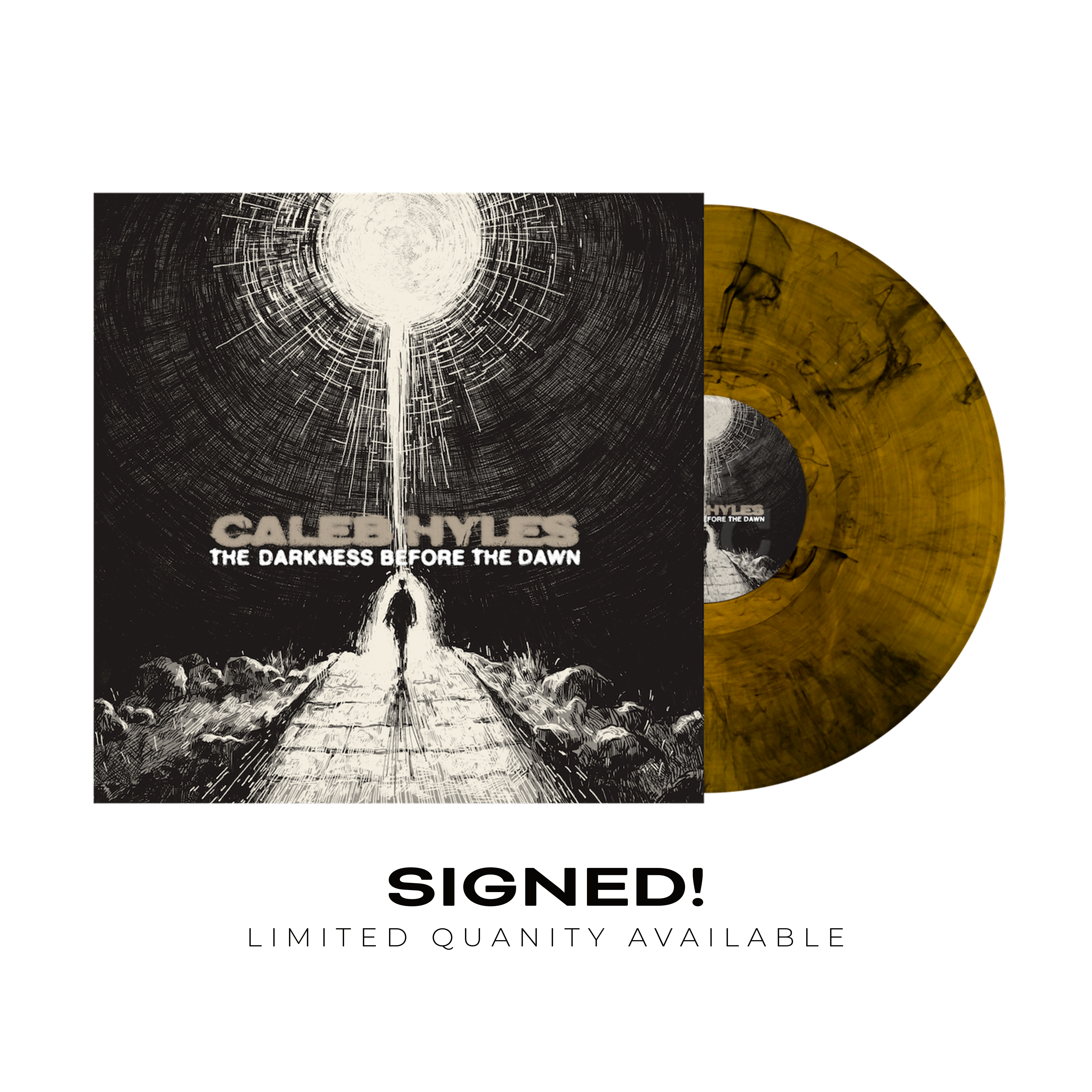 The Darkness Before The Dawn - Signed Vinyl - Caleb Hyles – Judge