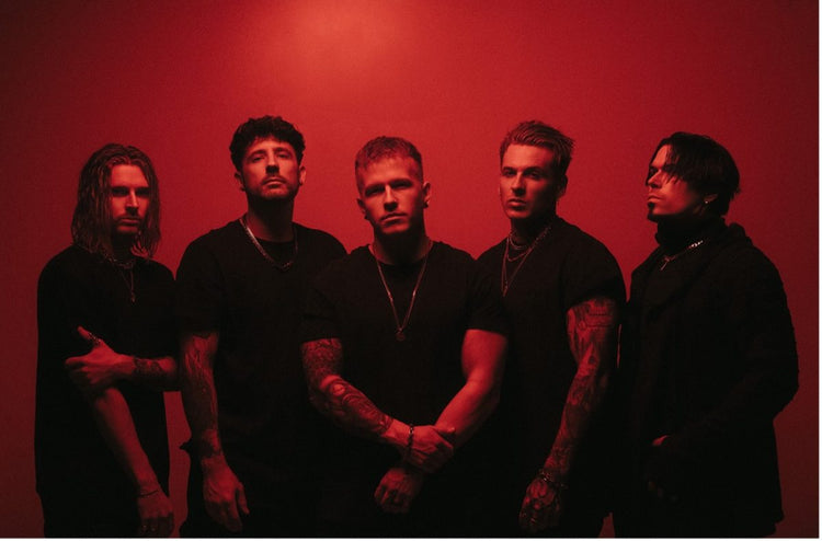 From Ashes to New official band photo featuring Danny Case