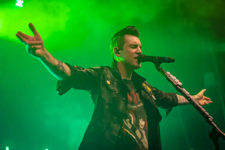 Tyler Connolly, lead singer of Theory of a Deadman, performing live