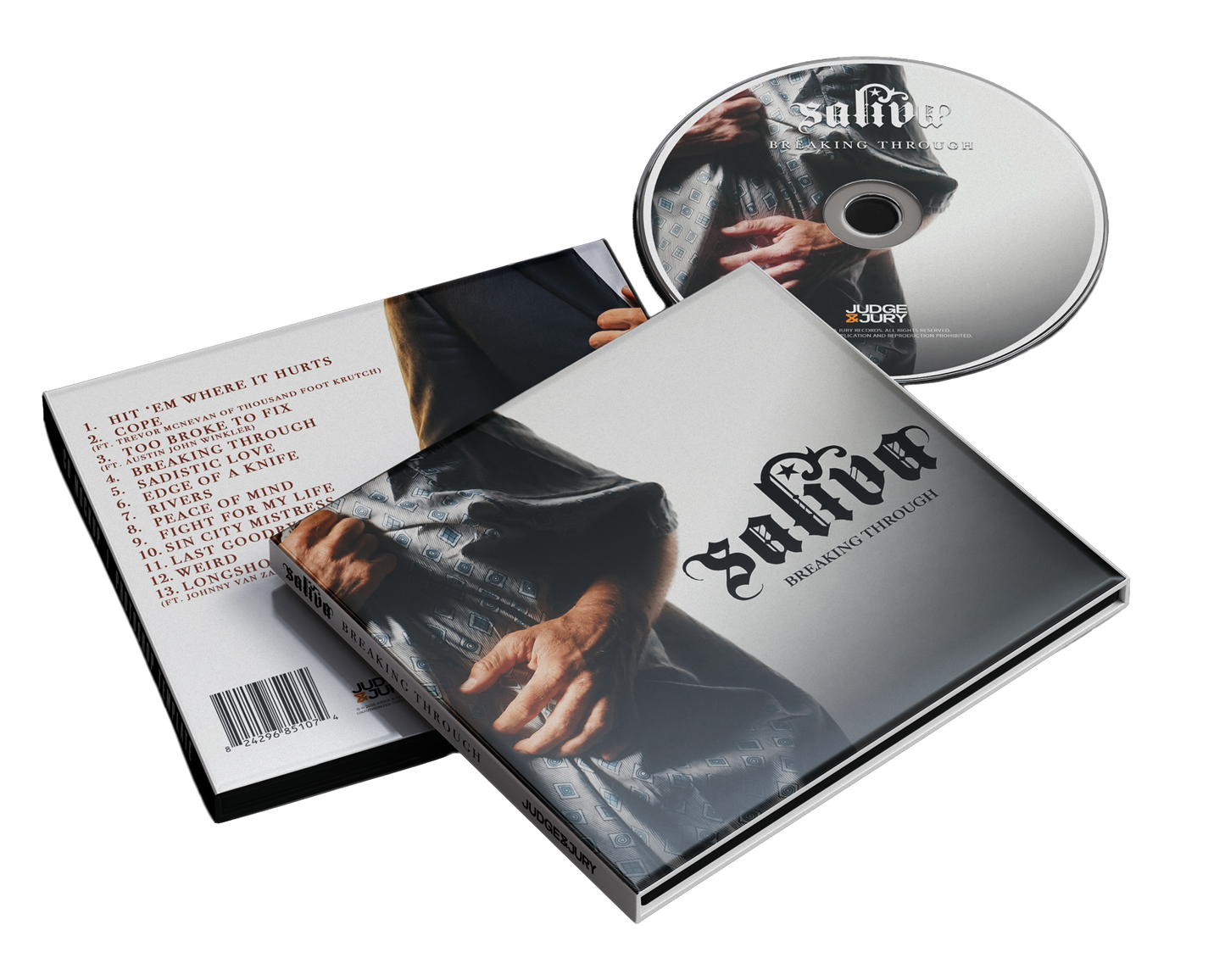 Pre-order - Saliva - BREAKING THROUGH CD