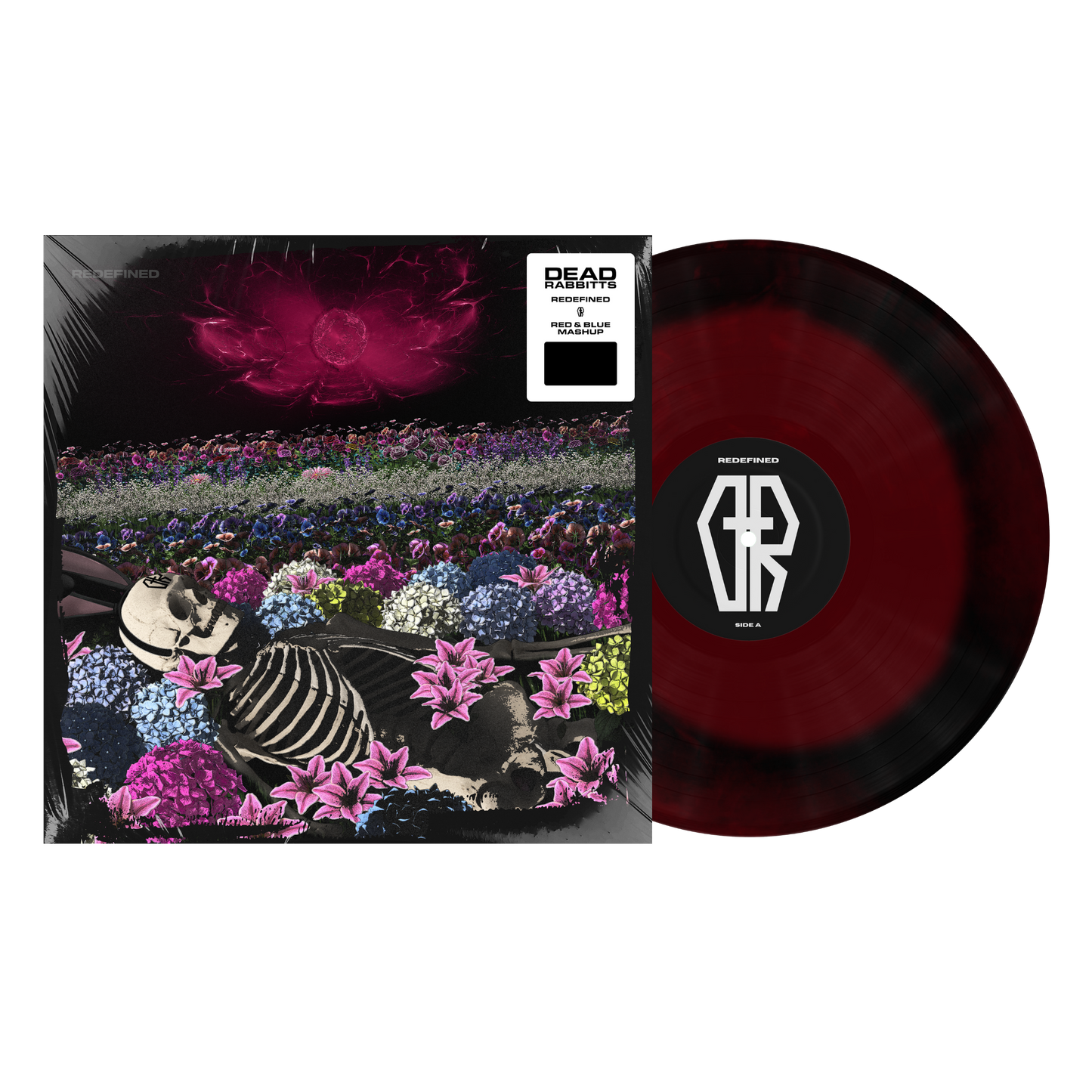 Dead Rabbitts - Redefined - Red & Blue Mashup Vinyl