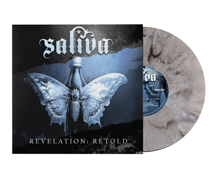 Saliva – Revelation: Retold deluxe Ghost vinyl and album jacket