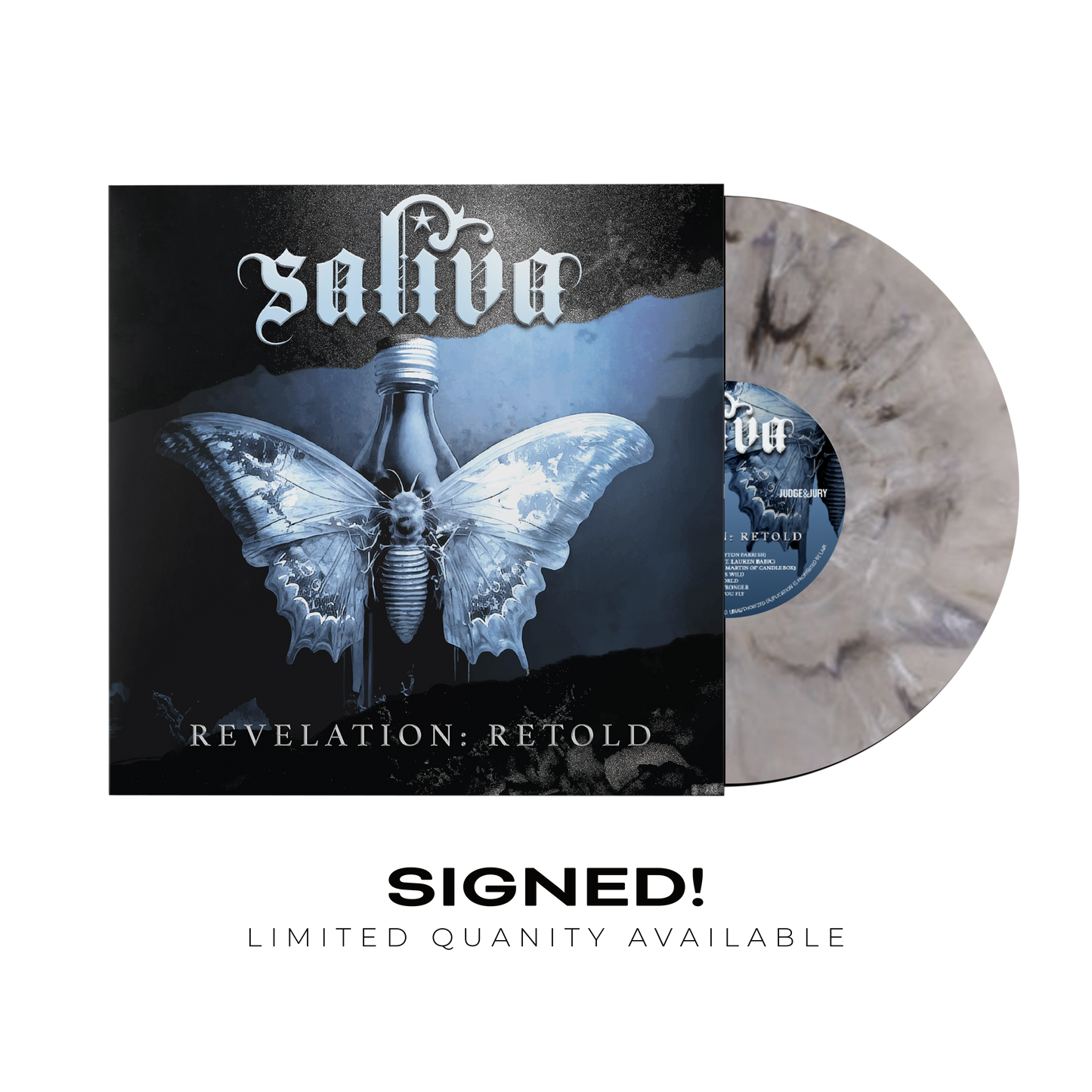 SALIVA - REVELATION: RETOLD - SIGNED DELUXE GHOST VINYL
